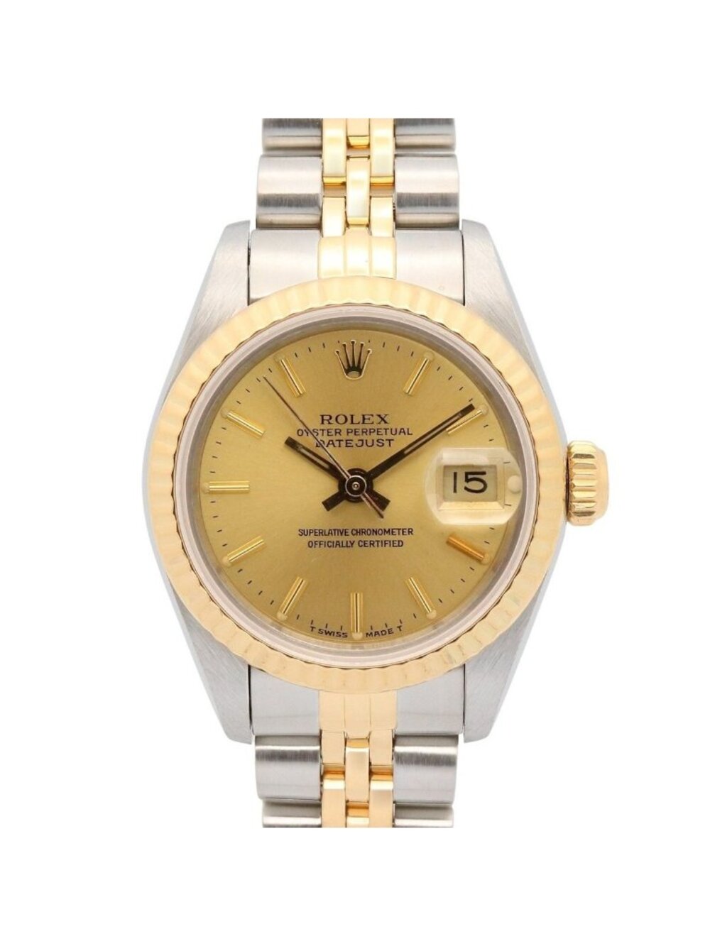 Rolex Datejust No 97 CH BA 18k Stainless Steel Watch